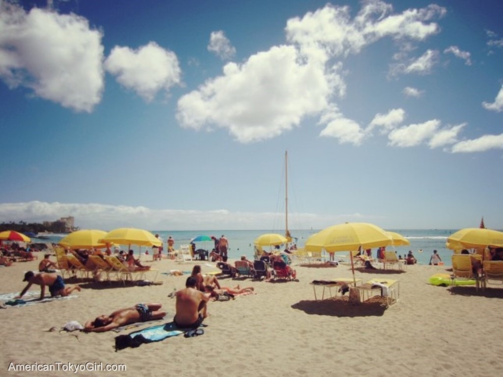 Waikiki Beach / ワイキキビーチ 3 (Oahu-Hawai / ハワイi)