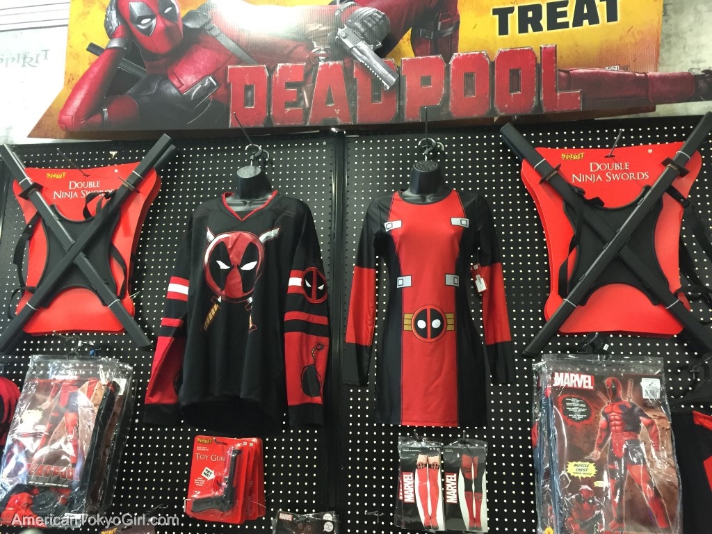 ハロウィングッズ-deadpoolのコスチューム