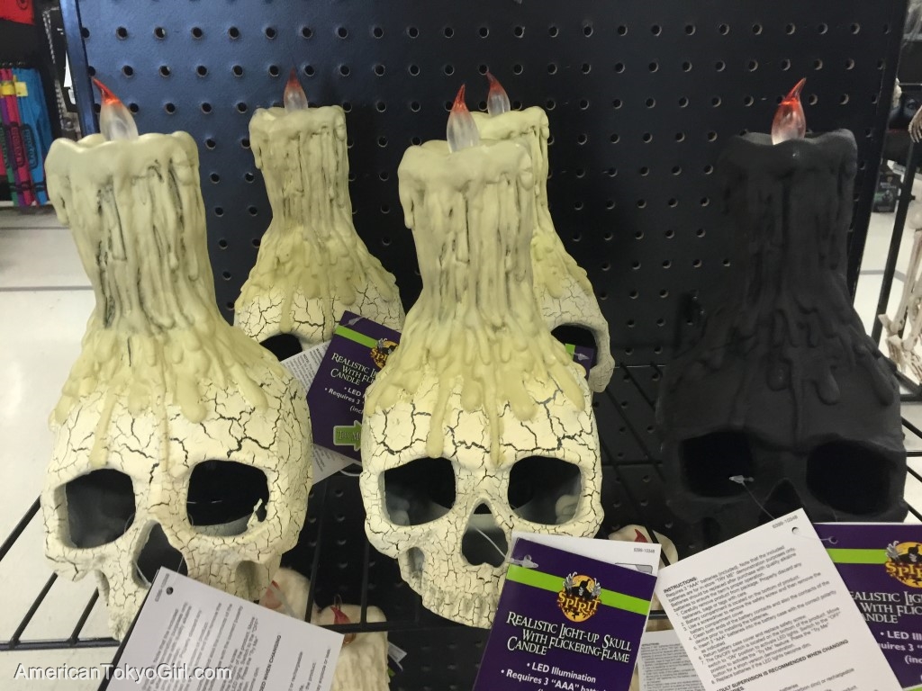 ハロウィングッズ-スカルの置物