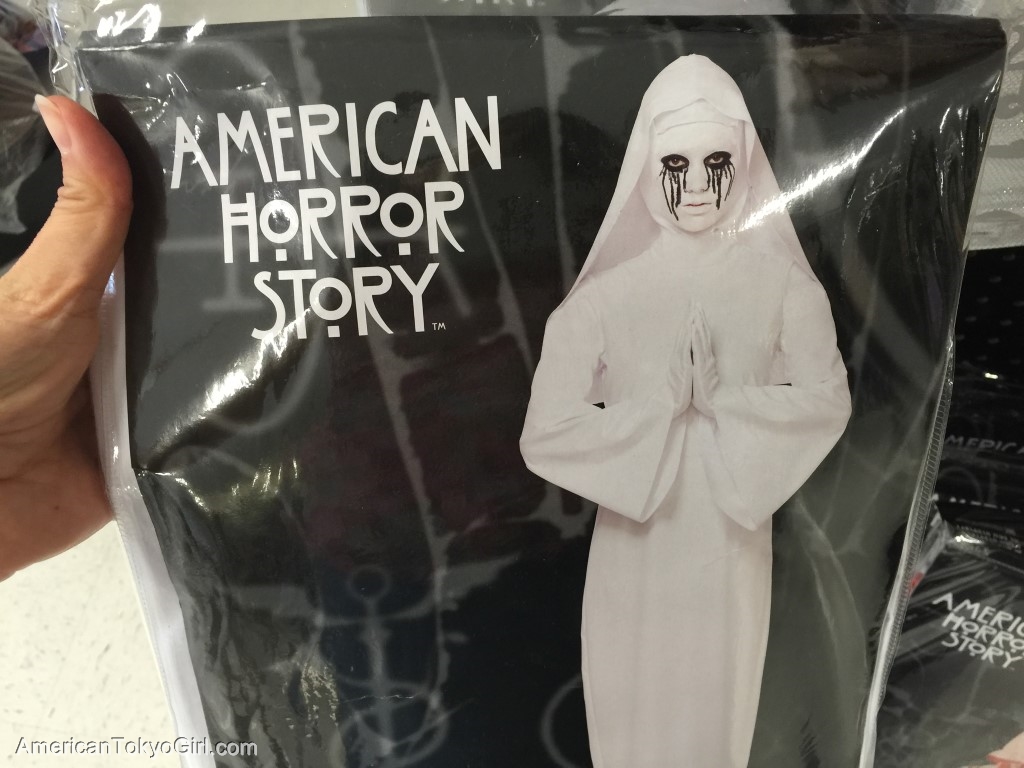 ハロウィングッズ-アメリカンホラーストーリーの白い顔の女のコスチューム