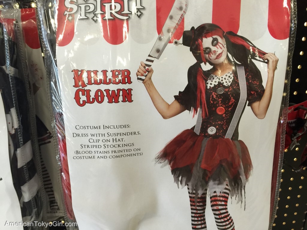 ハロウィングッズ-キラークラウン女性用のコスチューム