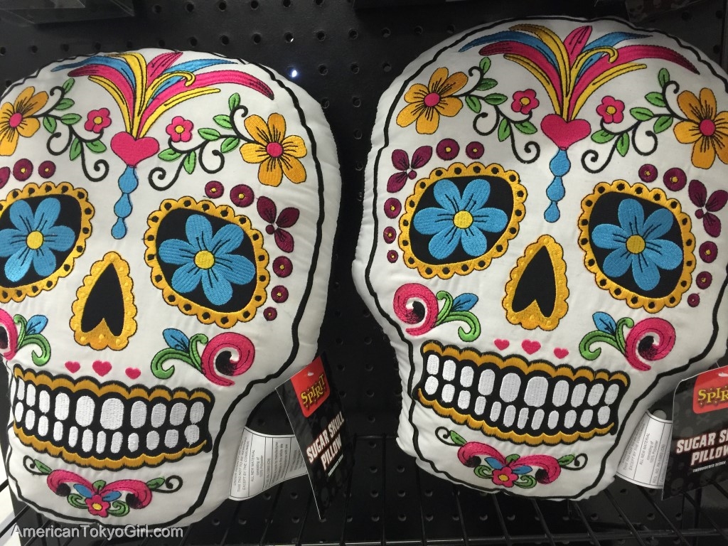 ハロウィングッズ-dayofthedeadのクッション