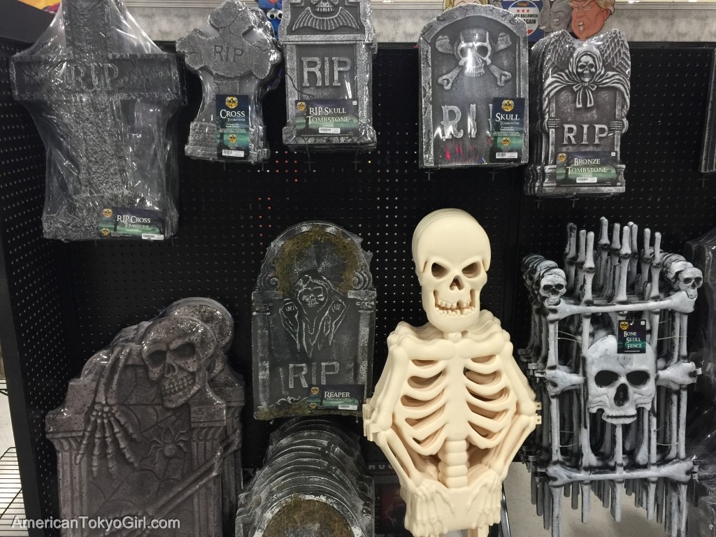 ハロウィングッズ-お墓のデコレーション
