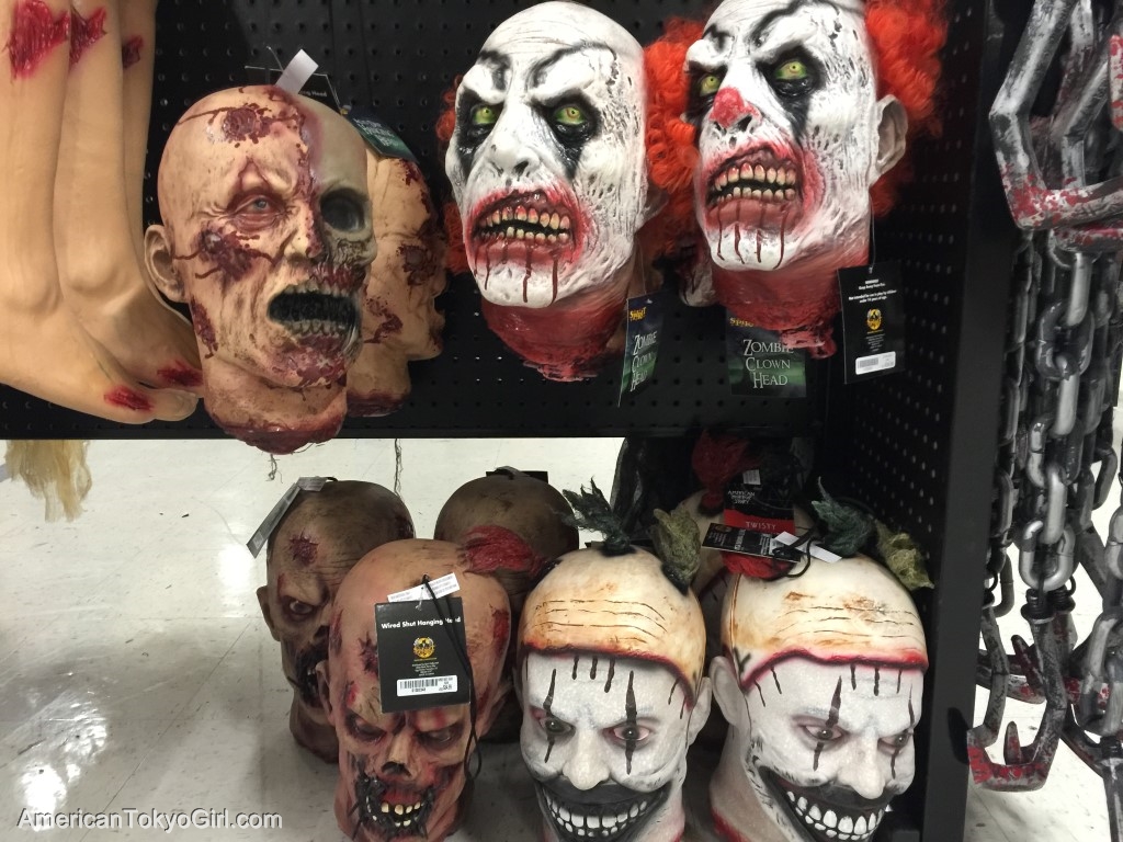 ハロウィングッズ-ピエロの生首