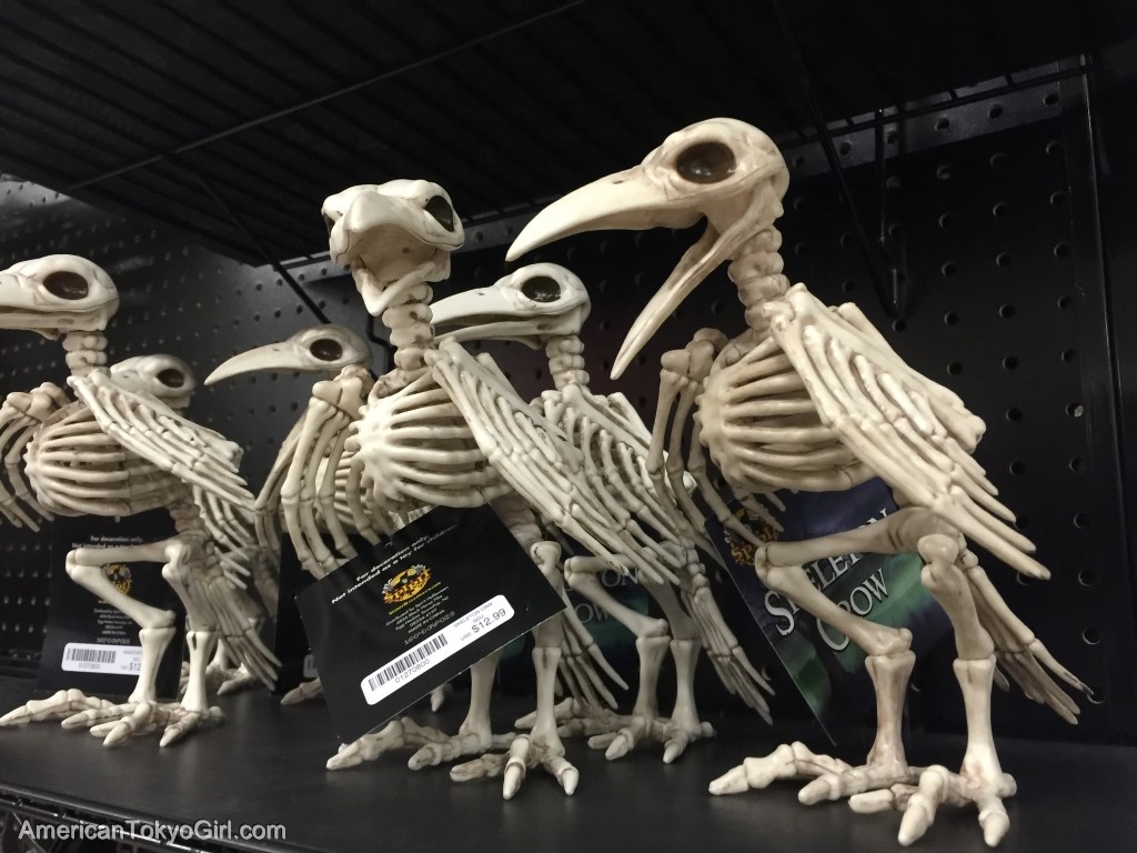 ハロウィングッズ-骨だけの鳥
