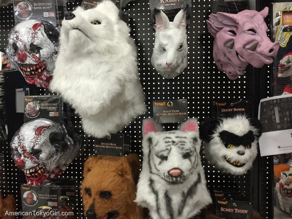 ハロウィングッズ-動物系ハロウィンマスク