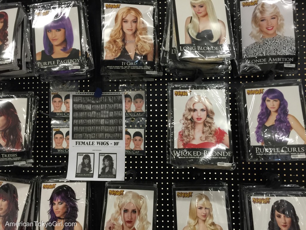 ハロウィングッズ-仮想用ウィッグ