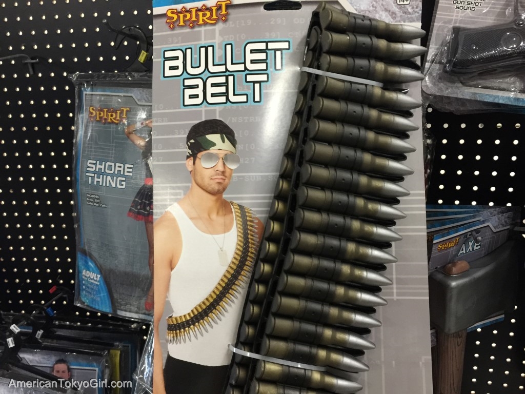 ハロウィングッズ-コスチューム用銃弾ベルト