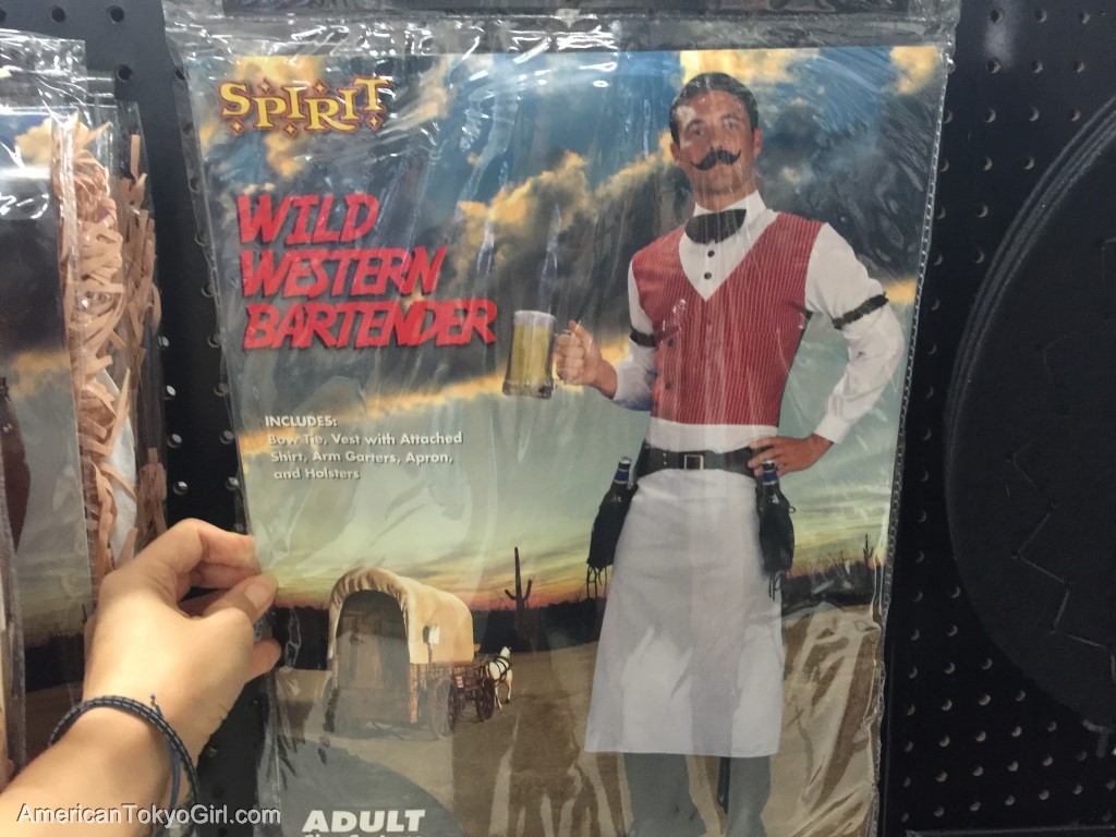ハロウィングッズ-開拓時代のアメリカ西部地方のウエイターのコスチューム