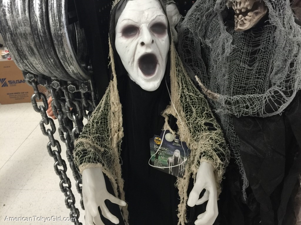 ハロウィングッズ-白い顔の女お化け