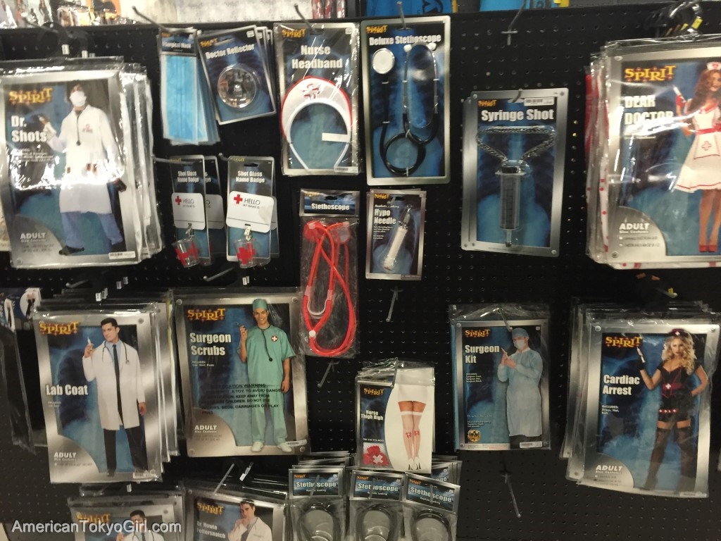 ハロウィングッズ-医者のココスチュームと小道具