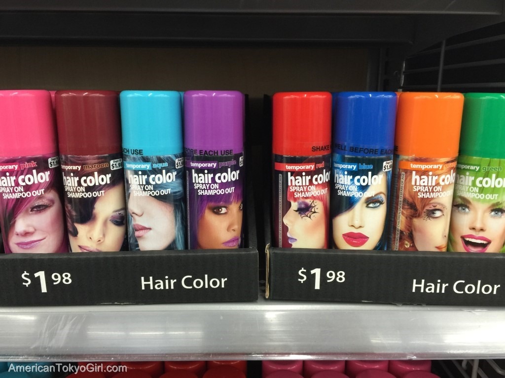 halloween-walmart-ハロウィン仮装用ヘアスプレー