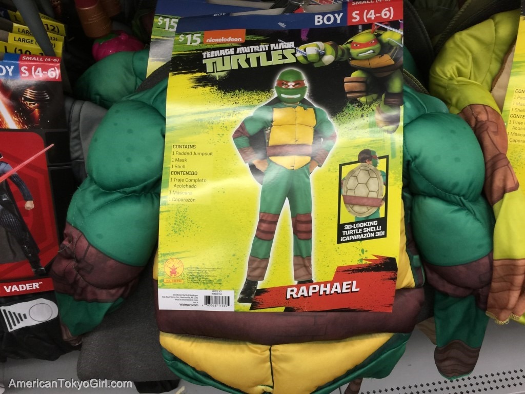 halloween-walmart-ハロウィンキッズ用コスチューム-ニンジャタートルズ