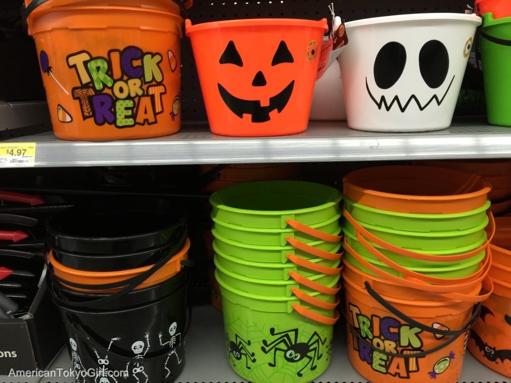 halloween-walmart-ハロウィンお菓子用バケツ