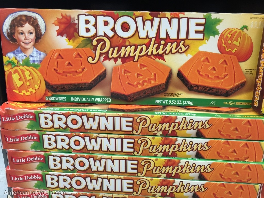 ハロウィンシティ-お菓子-brownie pumpkins 