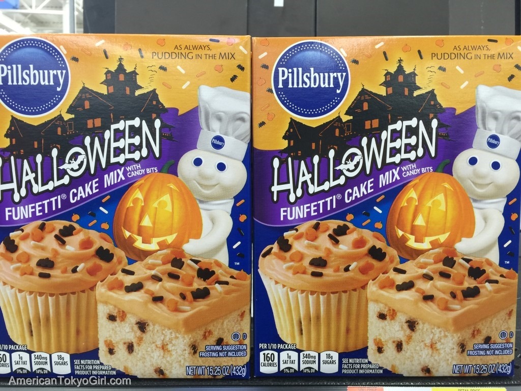 ハロウィンシティ-お菓子-Pillsbury cupcake mix