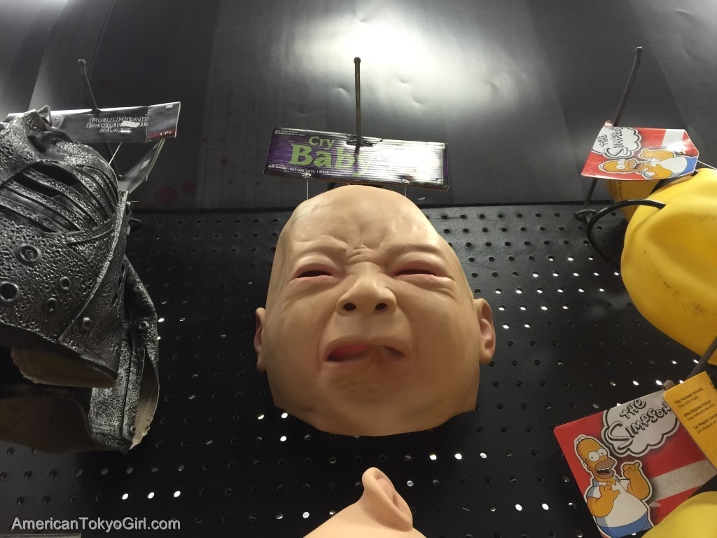 ハロウィンシティ-赤ちゃんのマスク