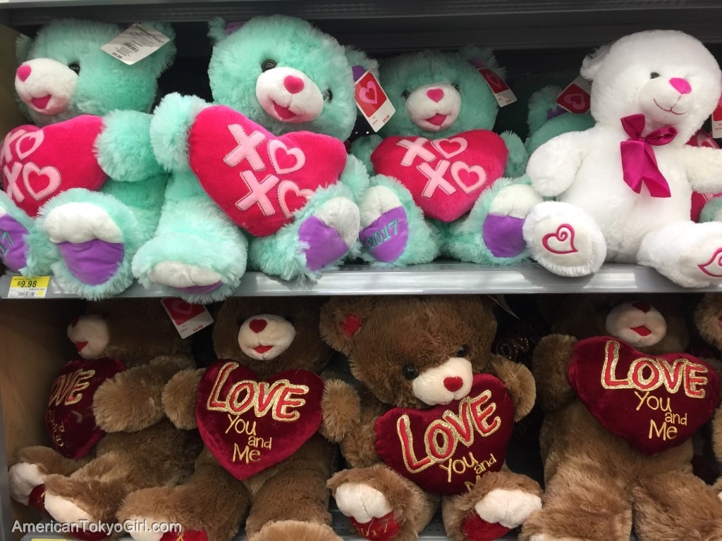 バレンタイン-チョコ-くまのぬいぐるみ