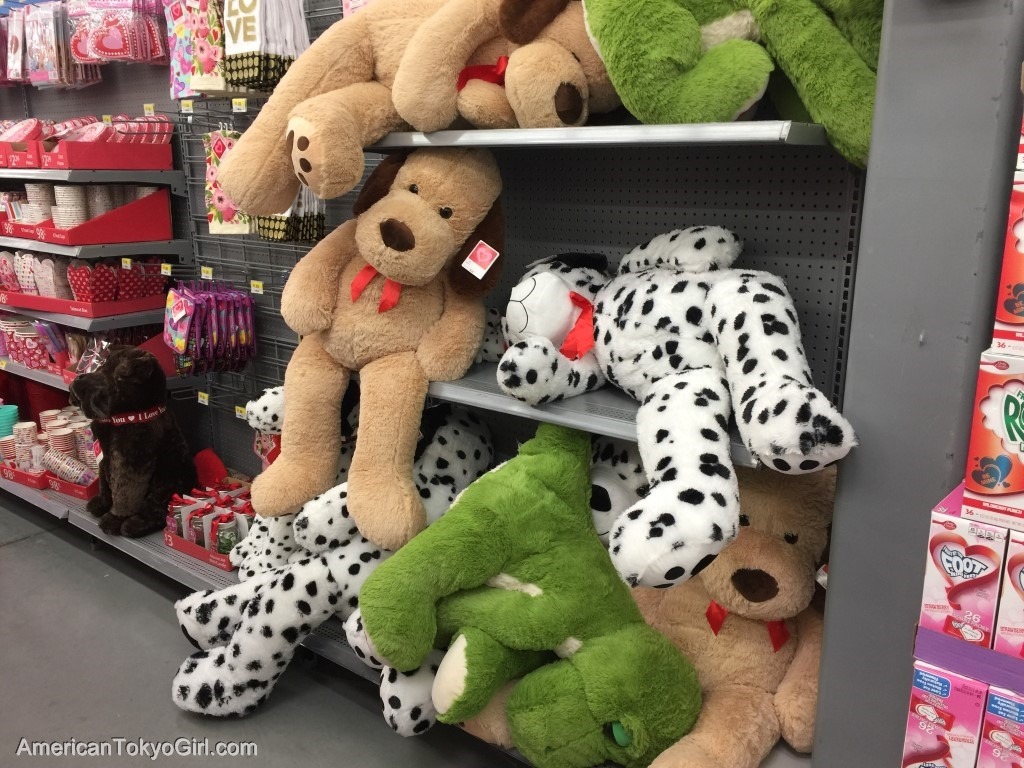 バレンタイン-チョコ-特大ぬいぐるみ