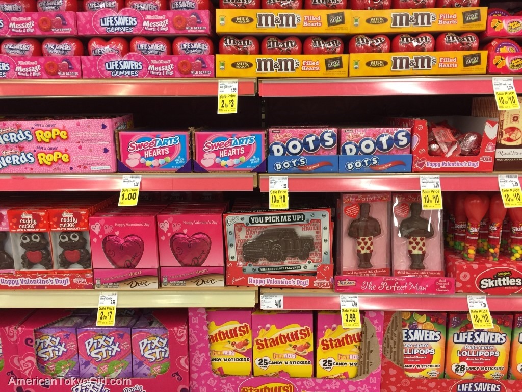 アメリカバレンタインお菓子でわかる風習の違い