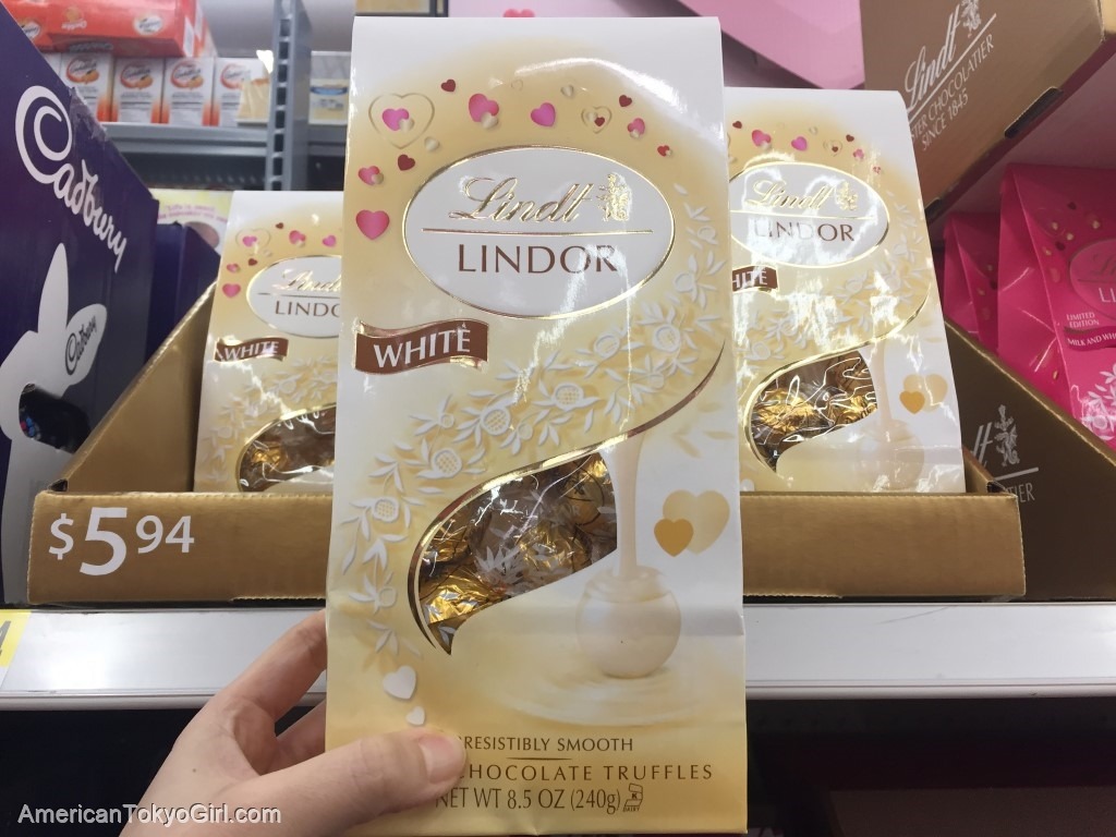 バレンタインしか買えないアメリカおすすめ土産-リンドールホワイト