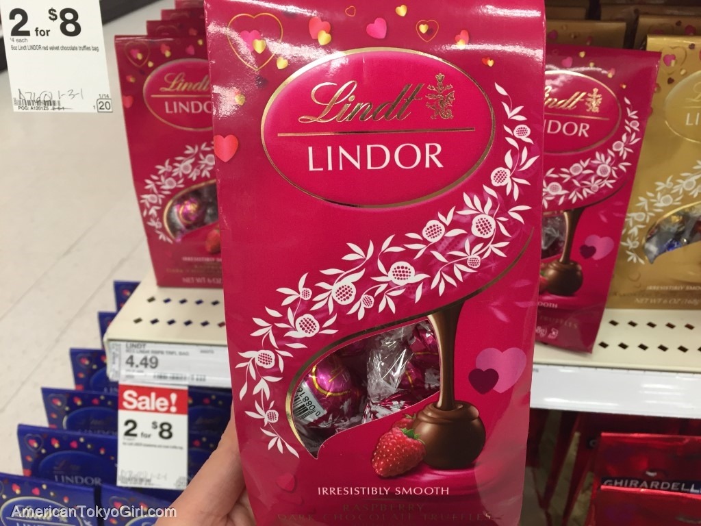 バレンタインしか買えないアメリカおすすめ土産-リンドールラズベリー