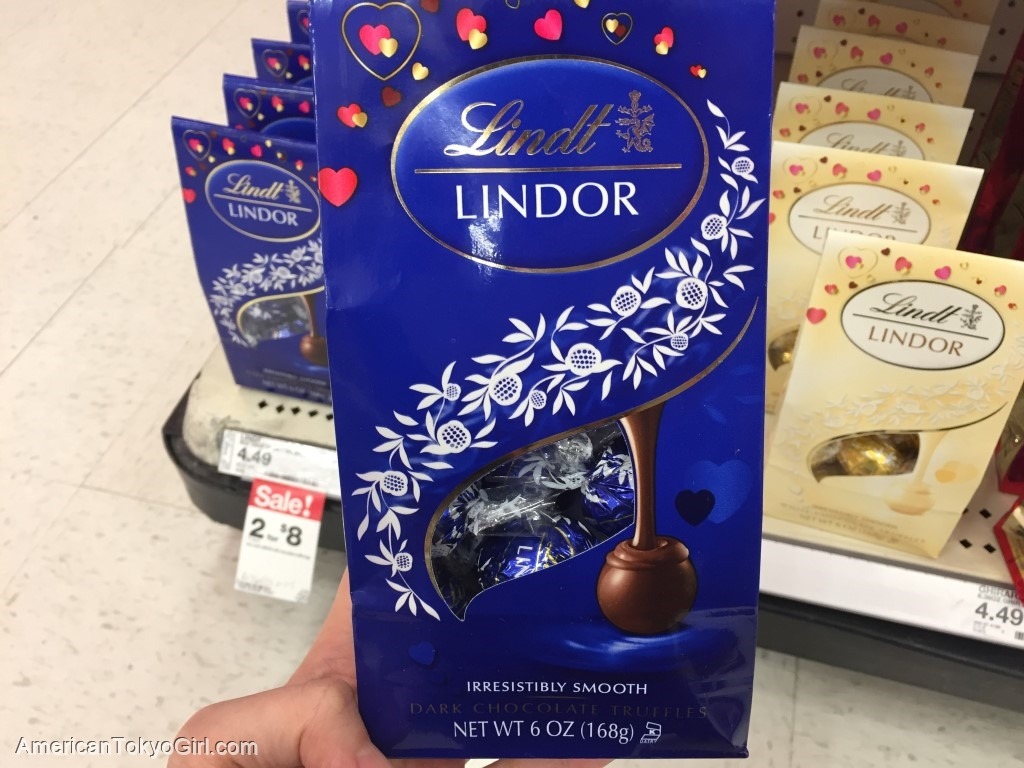 バレンタインしか買えないアメリカおすすめ土産-リンドールダークチョコレート