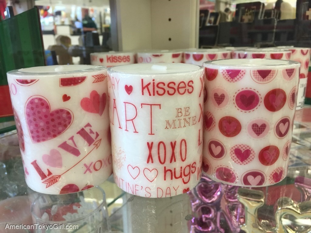 バレンタインしか買えないアメリカおすすめ土産-ハートキャンドル