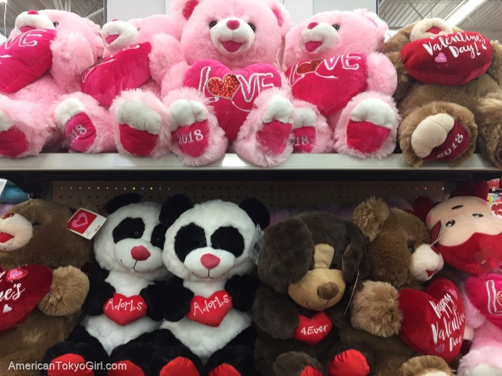 バレンタインしか買えないアメリカおすすめ土産-テディベア