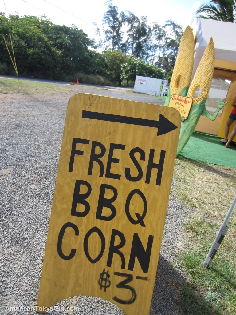 ハワイノースショアおすすめグルメ-bbqコーン-unclewoodys