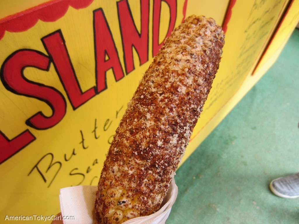 ハワイノースショアおすすめグルメ-bbqコーン-unclewoodys