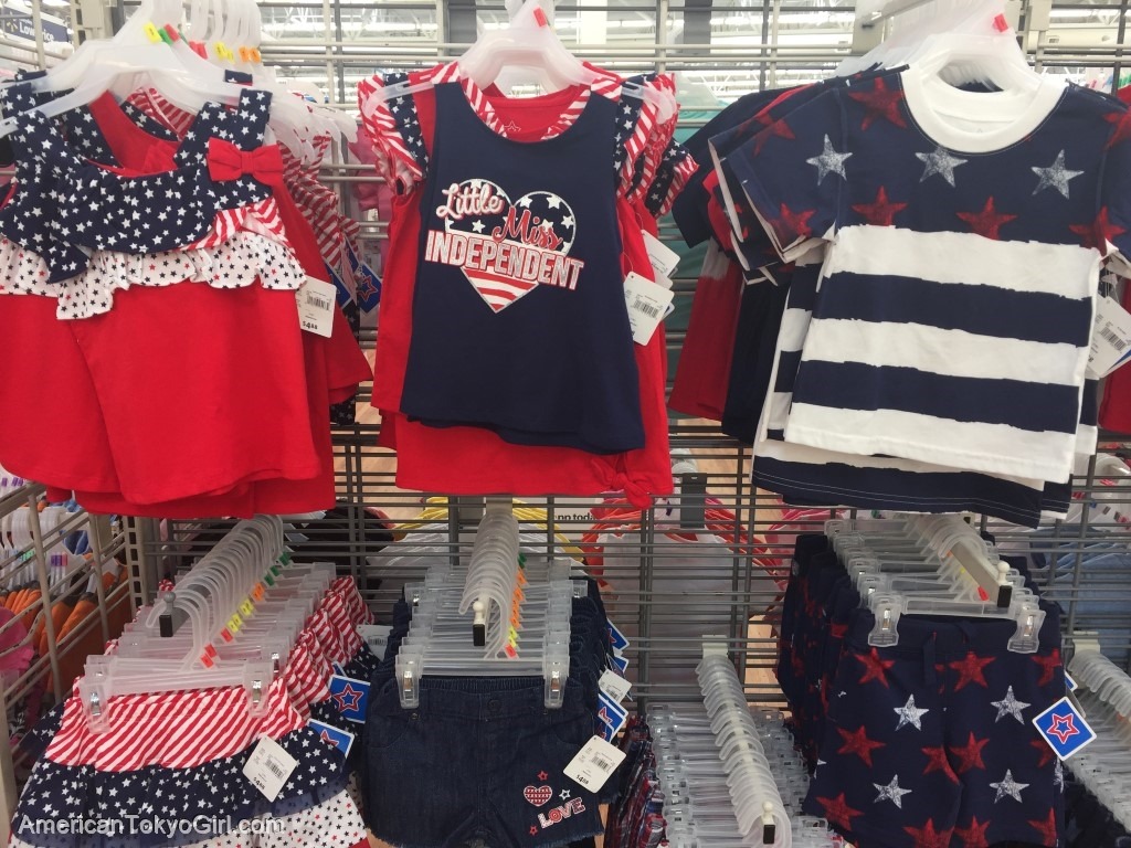 アメリカスーパーでお土産-メモリアルデー限定-洋服