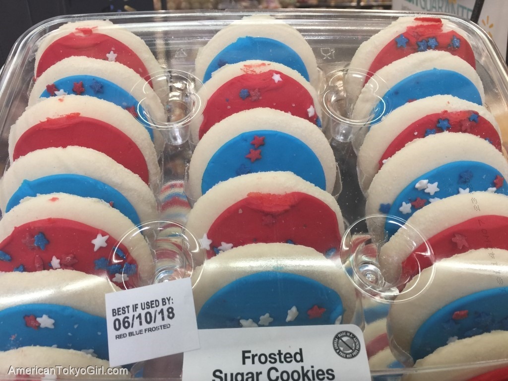 アメリカスーパーでお土産-メモリアルデー限定-クッキー
