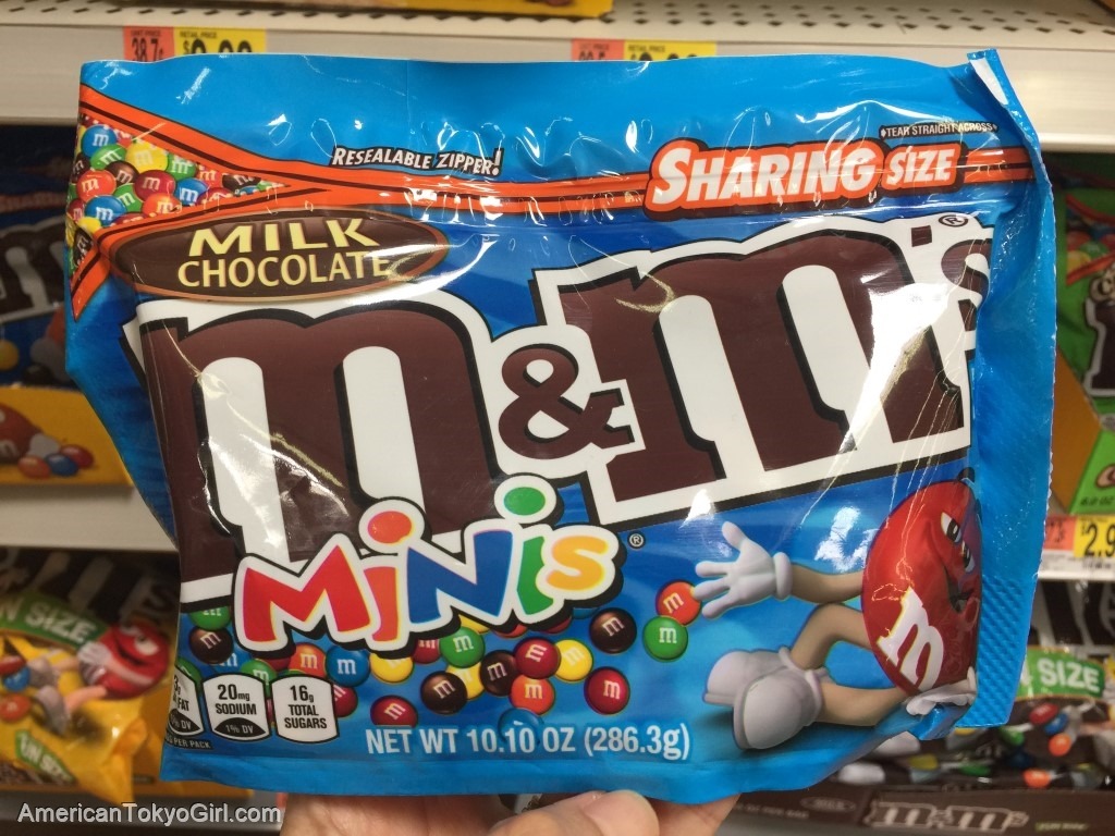 エムアンドエムズチョコミニ-アメリカお土産-m&ms-minis