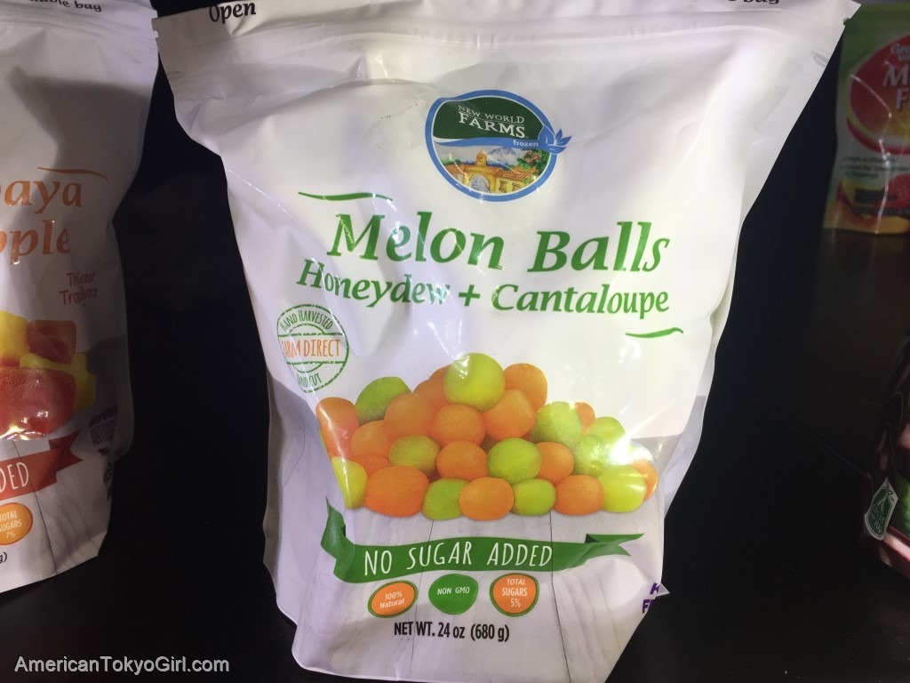 ウォルマートのスーパー時短できる冷凍食品-食材-メロンボール