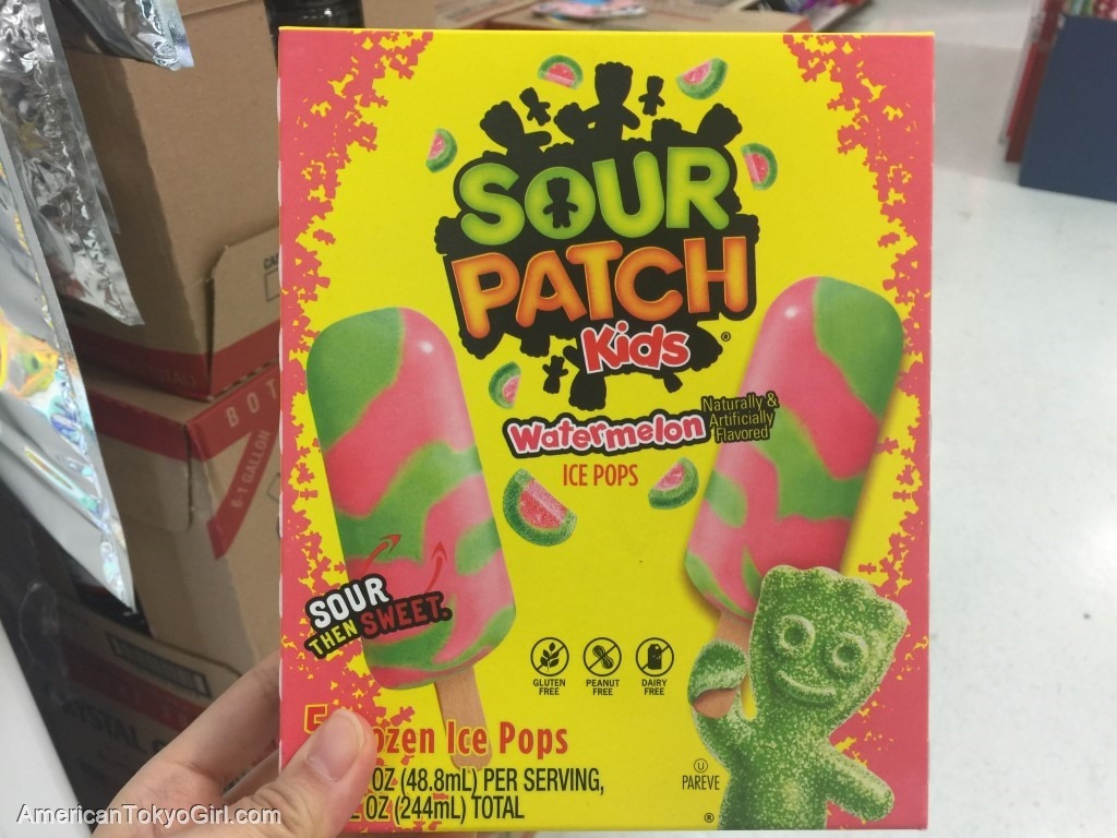 アメリカの100均ショップでしか買えない冷凍食品-サワーパッチアイス