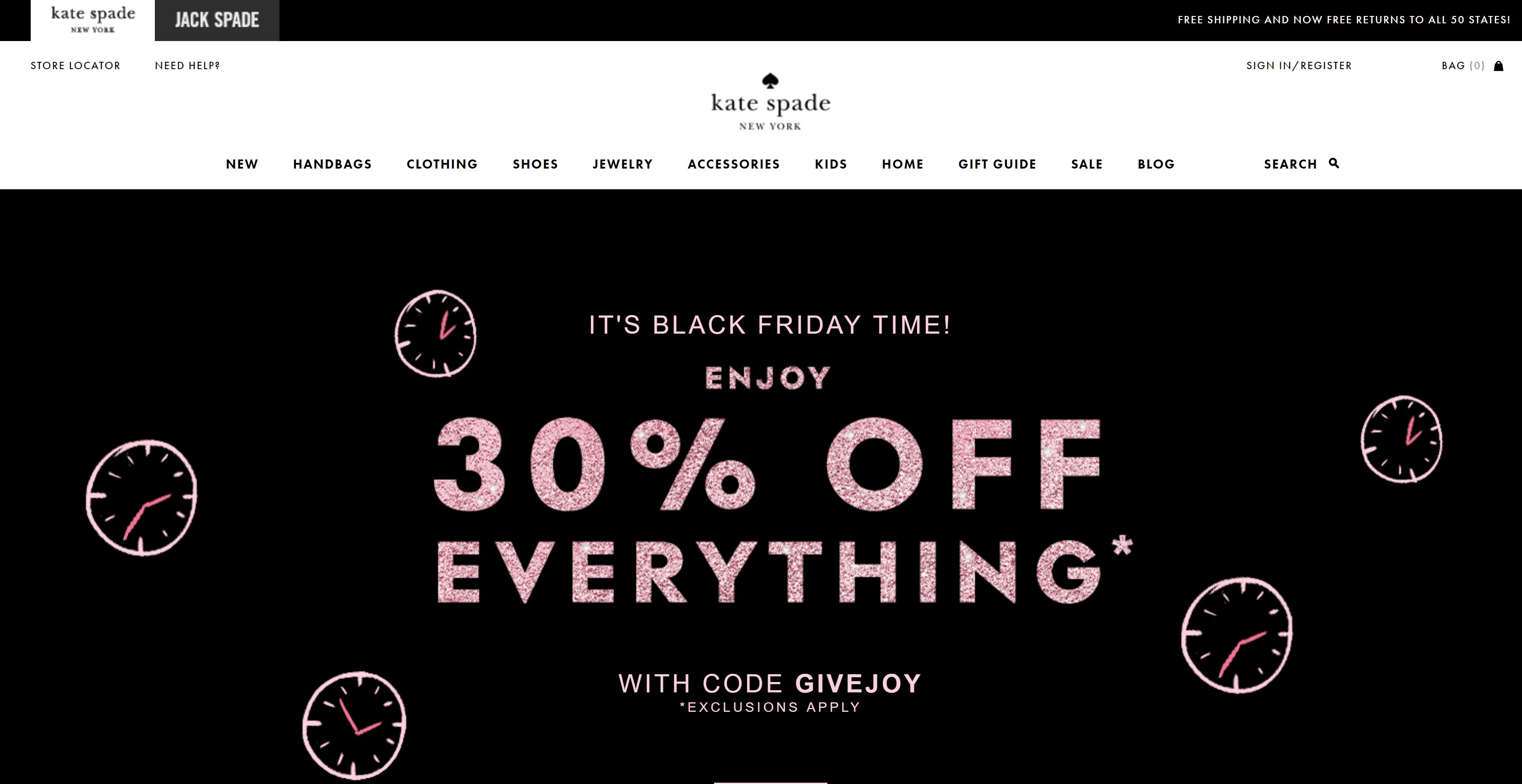 アメリカブラックフライデーの海外人気ブランドセール攻略-ケイトスペード-katespade
