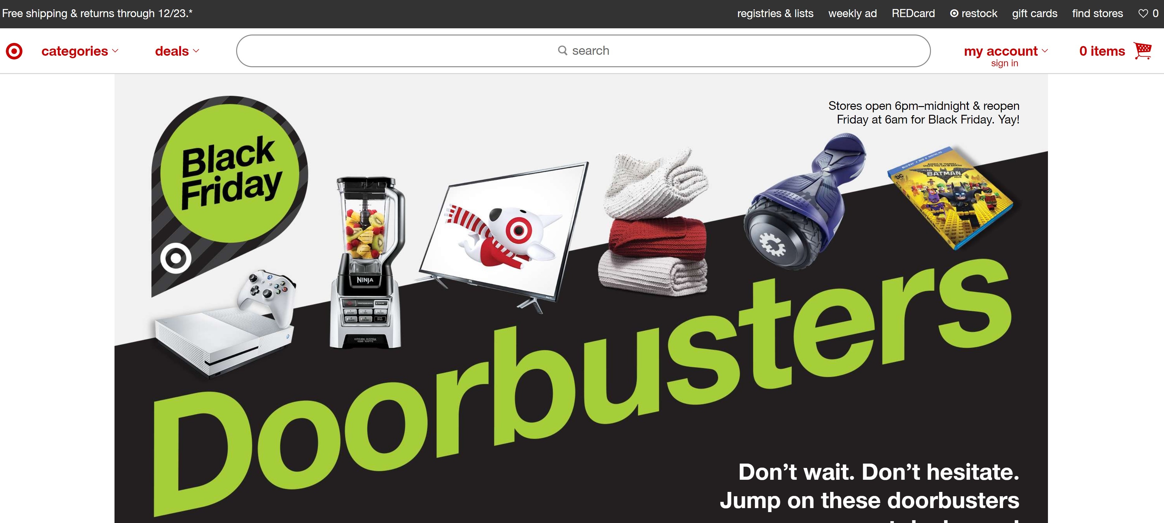 アメリカブラックフライデーのおすすめ-見るべきサイト-ターゲット-target