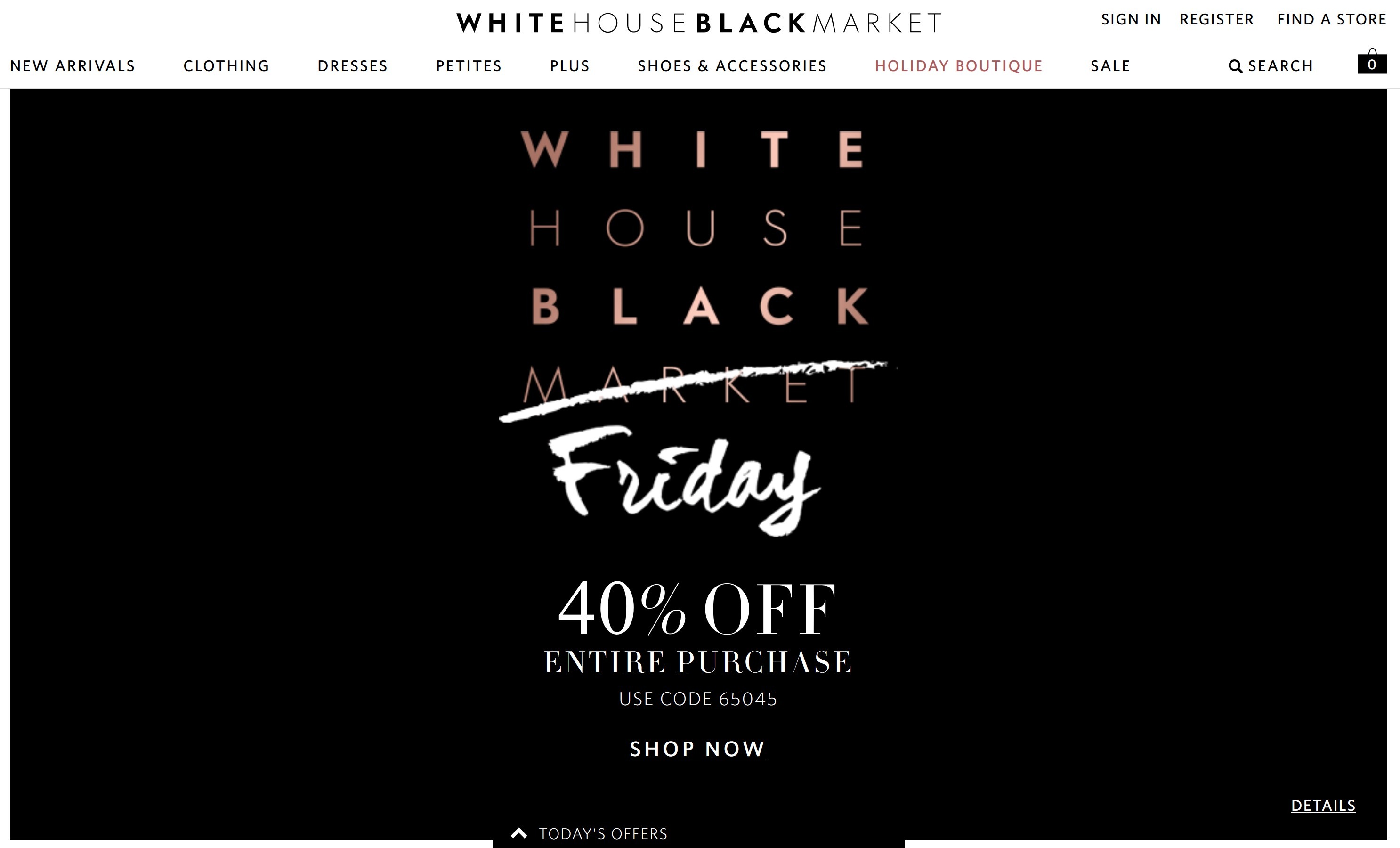 アメリカブラックフライデーの海外人気ブランドセール攻略-ホワイトハウスブラックマーケット-whitehouseblackmarket