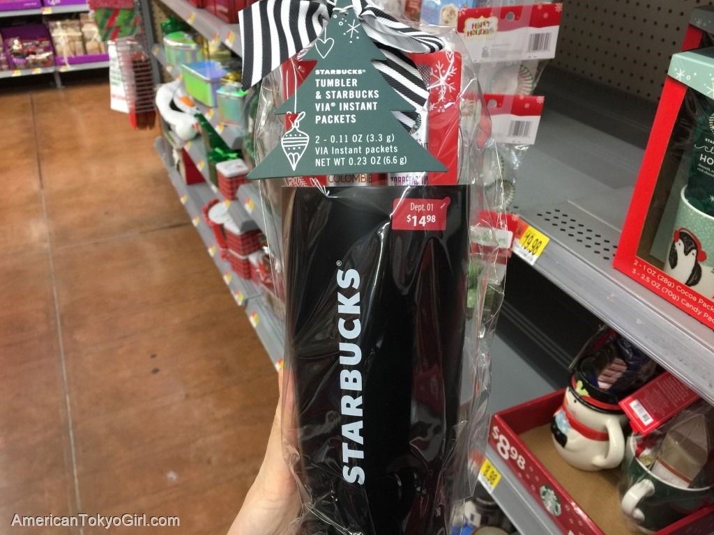 スターバックスギフト-アメリカ限定商品-スタバタンブラーとコーヒーセット