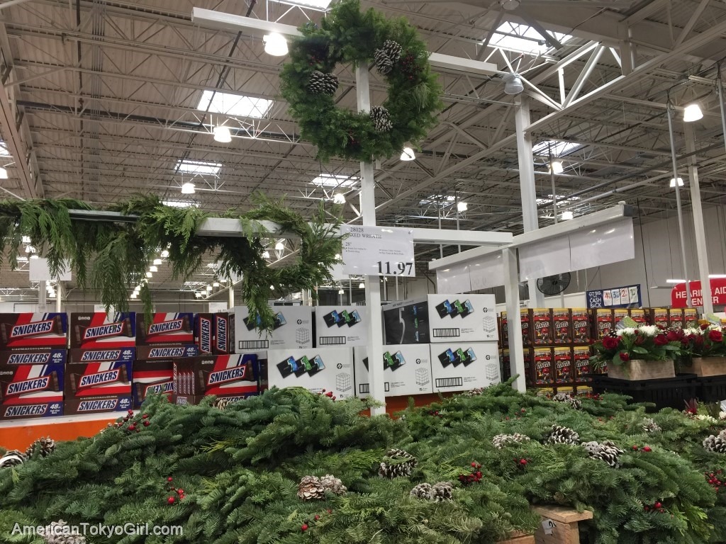 コストコクリスマス-コストコクリスマスリース-生モミ