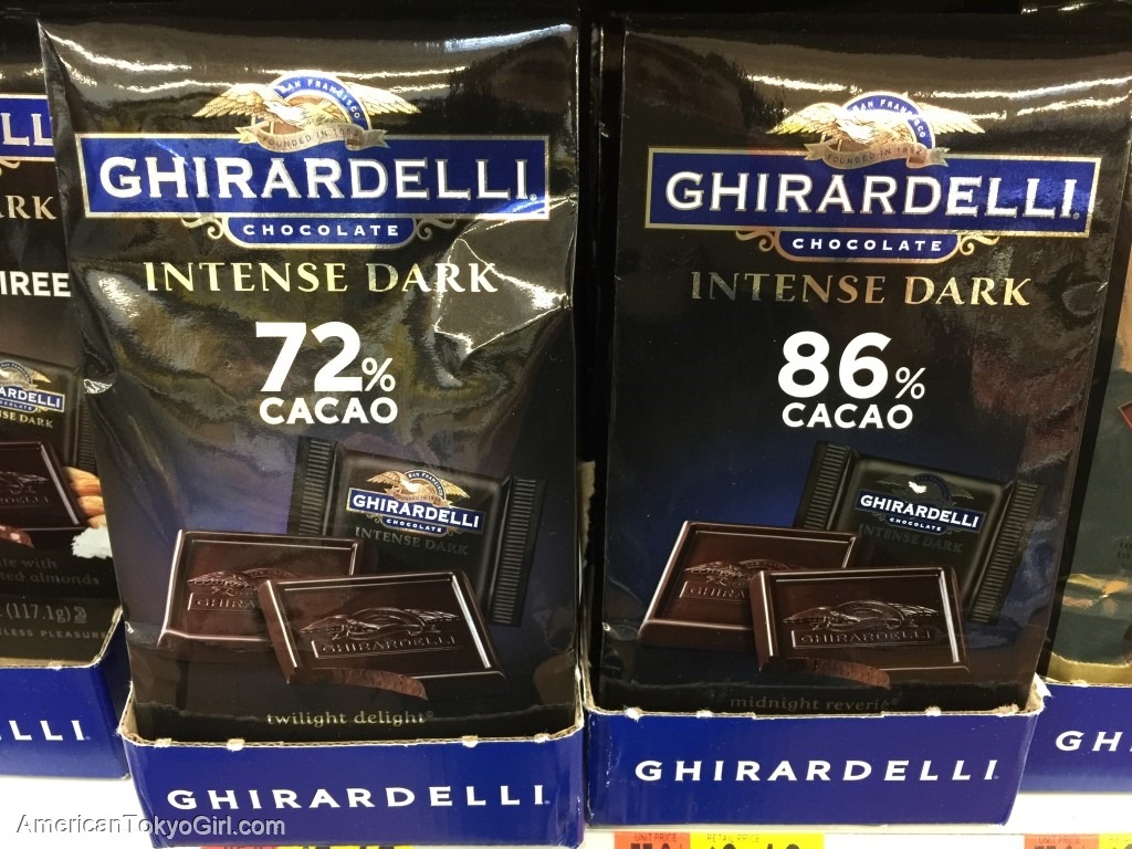 ギラデリチョコ-ghirardelli-アメリカ値段-板チョコ-ダークカカオ