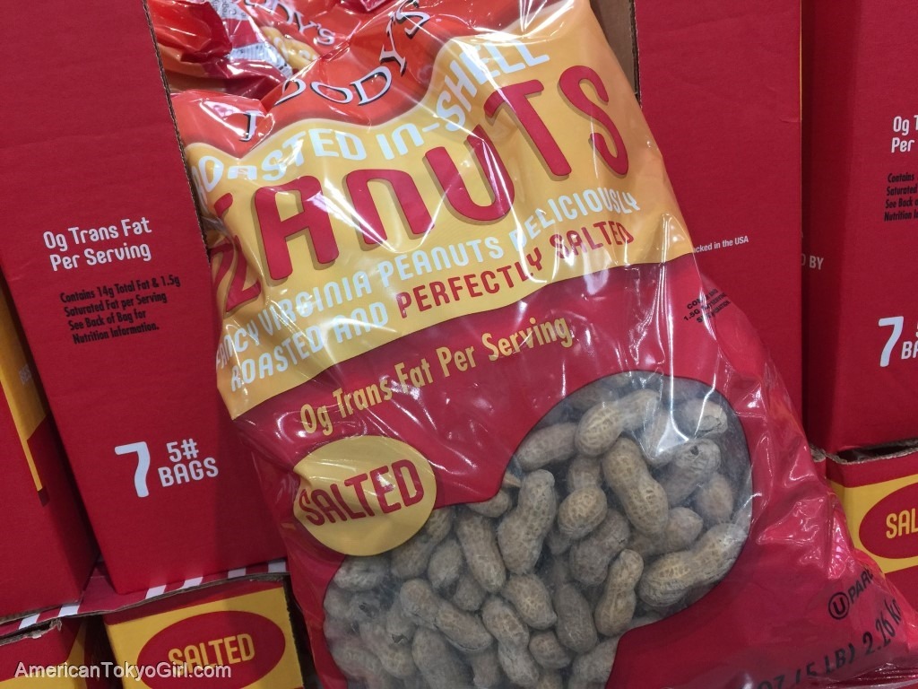 ラスベガスのコストコでしか買えないお菓子-殻入りピーナッツ