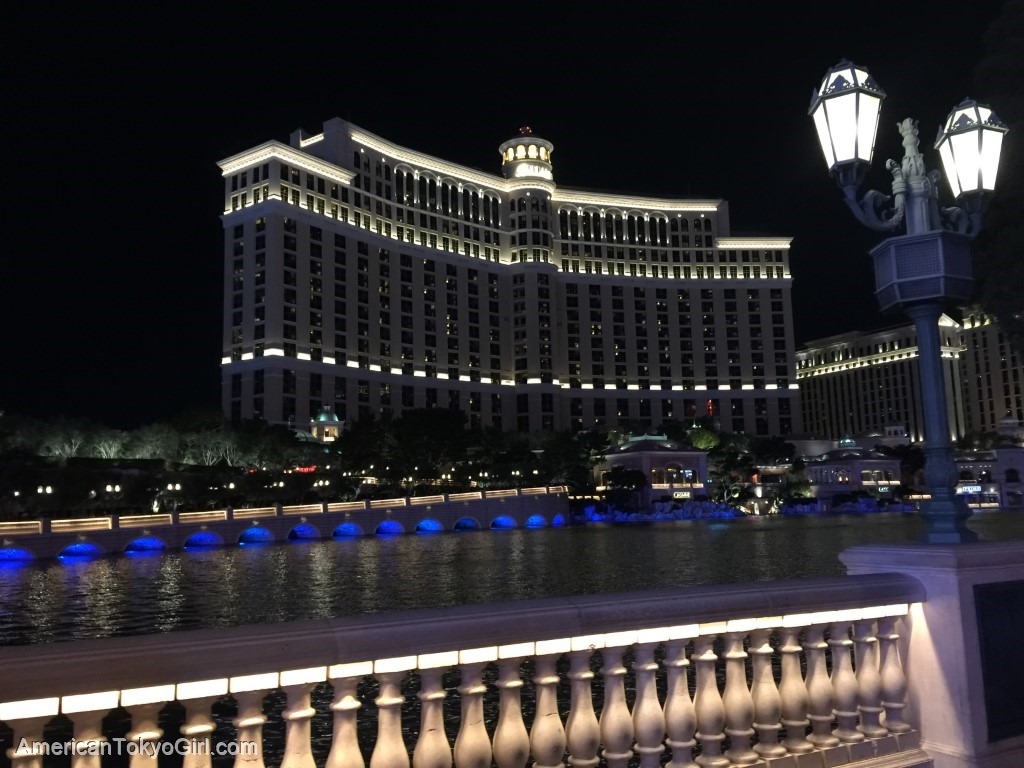 ラスベガス-ベラージオ-ベラッジオ-ホテル-外観-ラスベガス夜