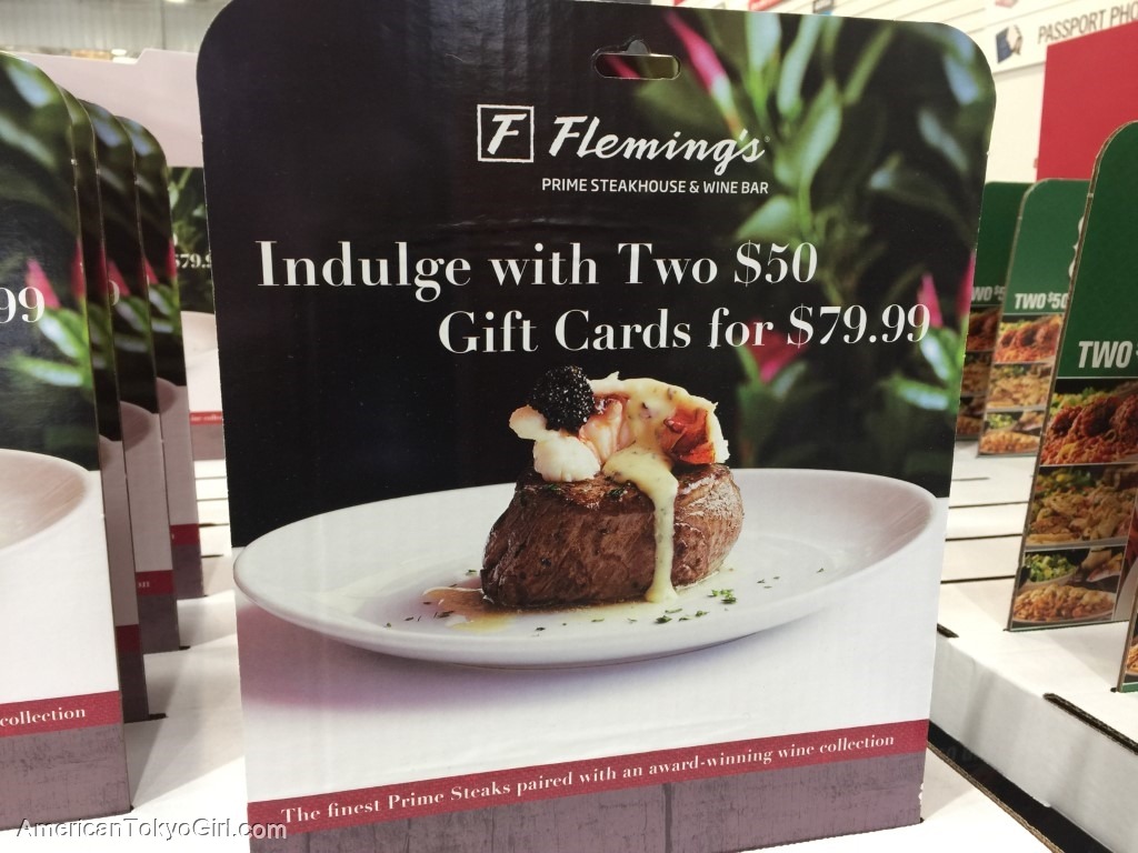 ラスベガスのレストランで得-コストコクーポン-flemings-ステーキハウス食べ放題