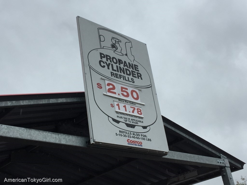 ラスベガスコストコの意外な商品-プロパンガス-値段