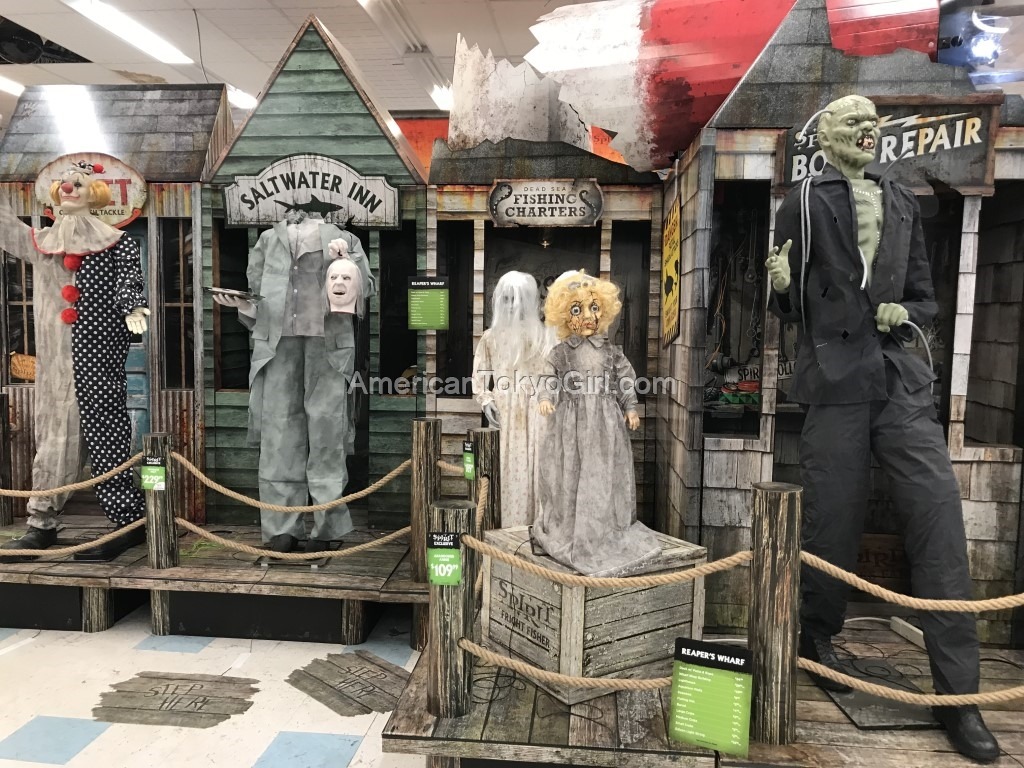 ハロウィン-アメリカ-飾り-spirit-動く人形