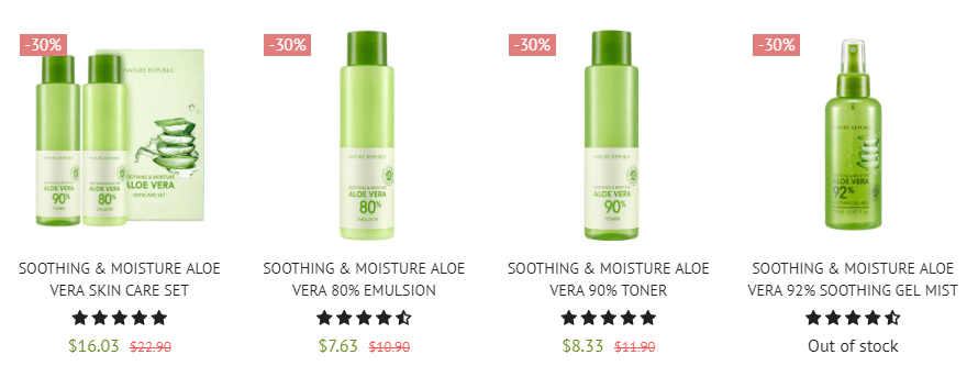 ハワイセール-ブラックフライデー-化粧品-ブランド-ネイチャーリパブリック-nature-republic