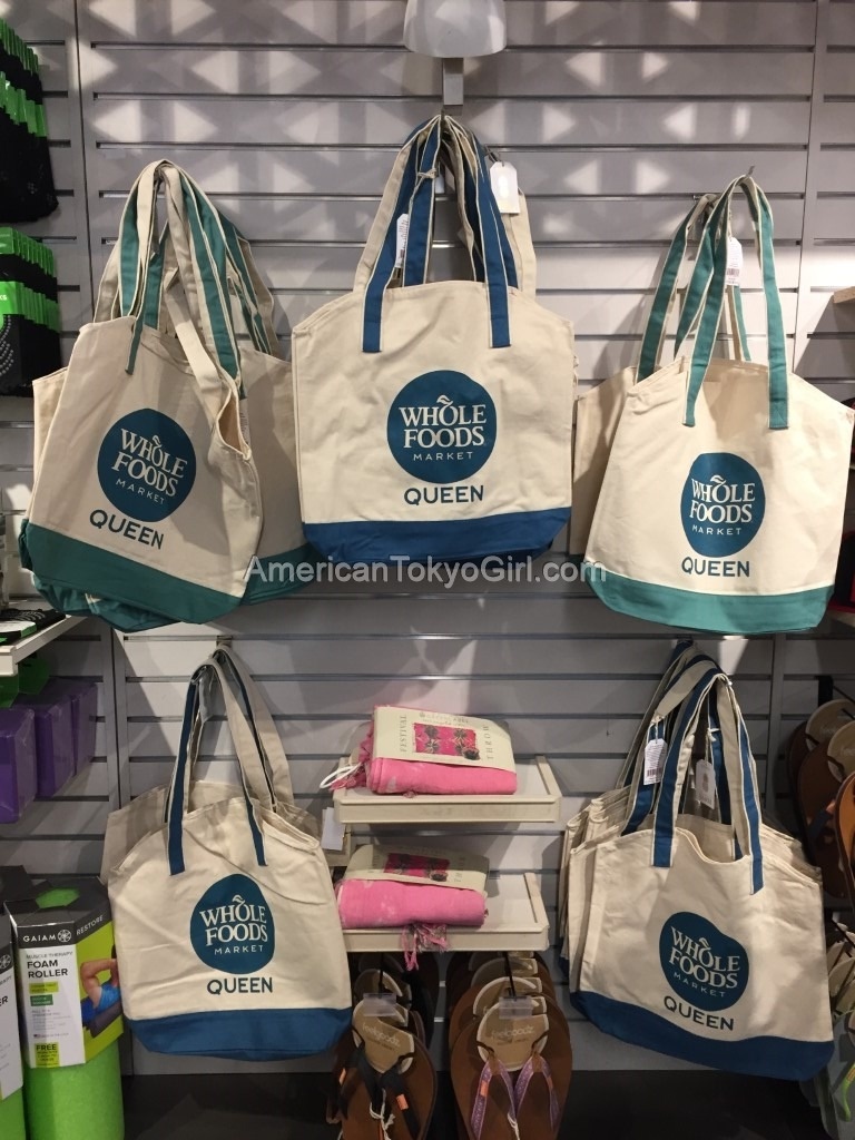 ハワイエコバッグ-ハワイトートバッグ-ハワイ限定-ホールフーズ-クイーン