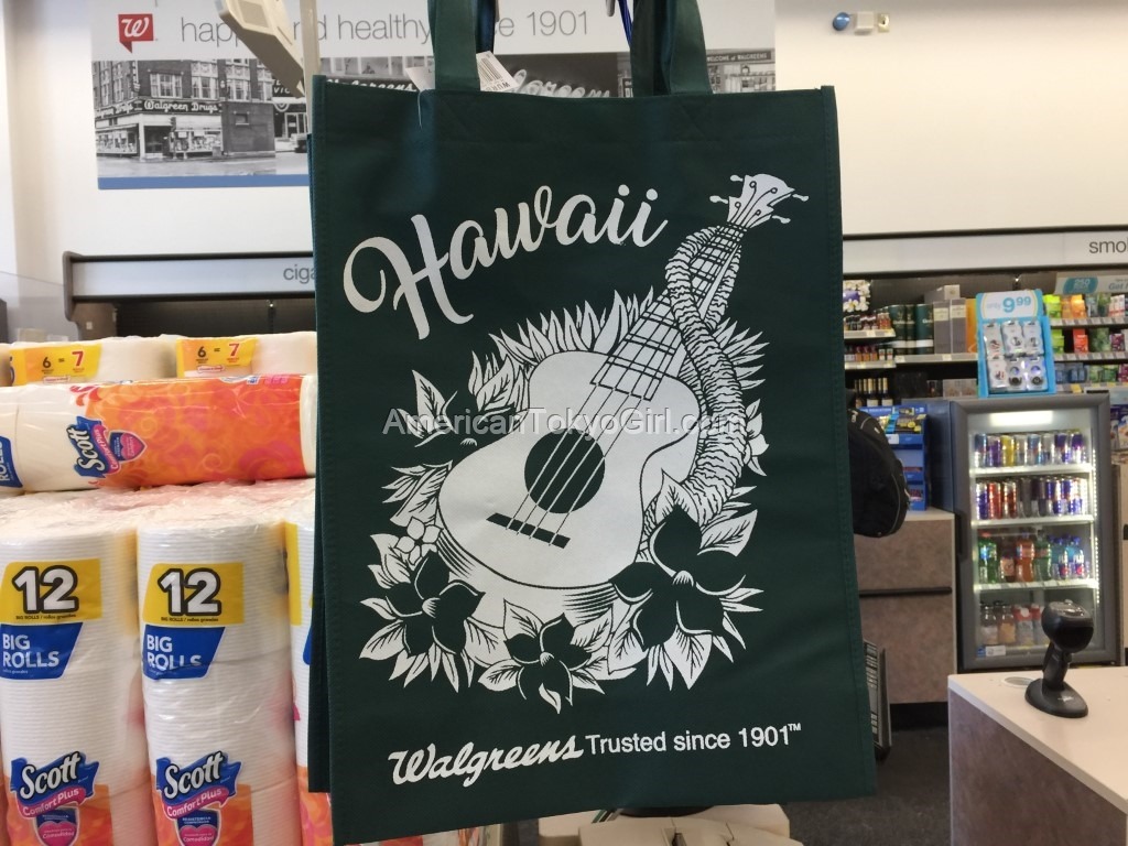 ハワイエコバッグ-ハワイトートバッグ-ハワイ限定-ロングスドラッグス
